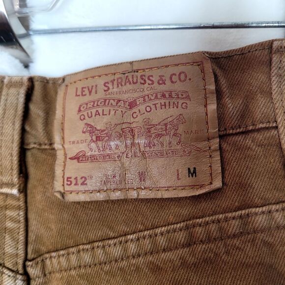 Vintage Levi's 512 Slim Fit Tapered Leg Jeans Size Medium - Picture 7 of 12